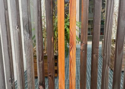 mantenimiento de madera con productos sostenibles