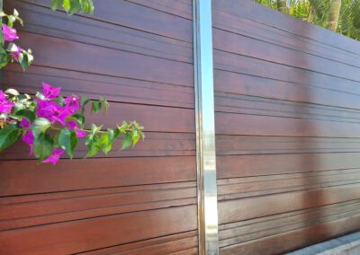 madera de teca para vallas